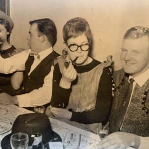Fasching 1966 Hattesen Bahnhofshotel