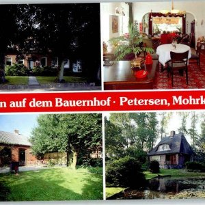 Ferien auf dem Bauerhof der Fam. Petersen, Hauptstraße Nr.22<br />
Das Haus unten rechts steht in Norderbrarup.