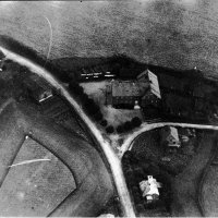Luftbild von 1918, Schule