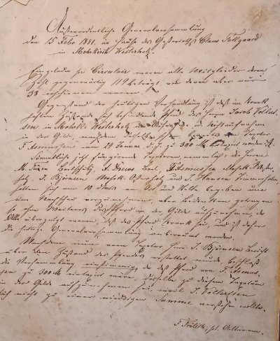 Protokollbuch ab 1881