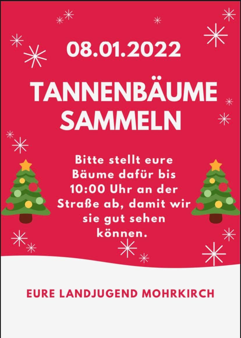 Tannenbaum Aktion der Landjugend Mohrkirch 2022