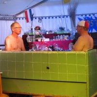 2017 60 Jahre Landjugend<br />
Badewannensketch mit Johannes Jessen und Karsten Rothberg