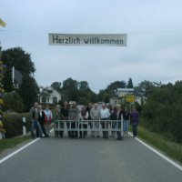 2011 Banner in der Mühlenstraße.