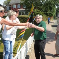 2014 Bgm. Karl-J. Peters bekommt eine "Stärkung".